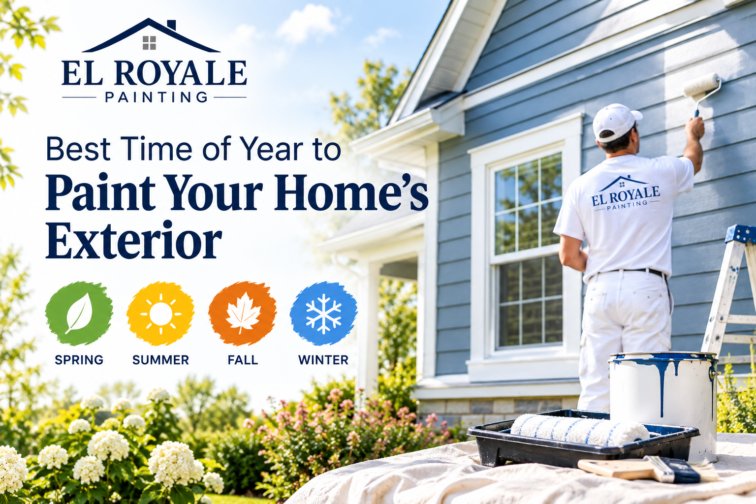 Best Time of Year to Paint Your Home’s Exterior